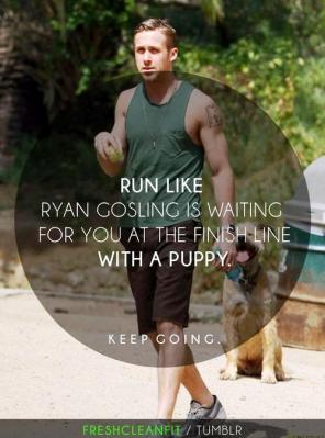 Ryan Gosling Running Photo