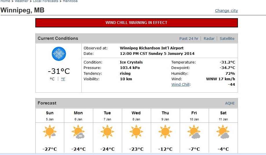 Enviroment Canada Screenshot (2)