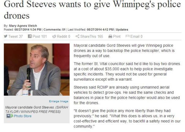Gord Steeves Dumb Idea